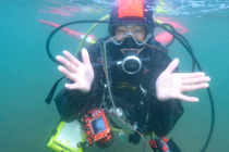 なかなか帰らせてくれない海。