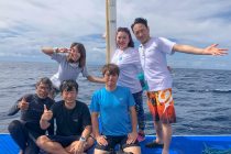 賑やかな船上🎶