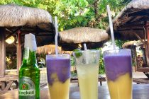 ダイビング後はマリバゴグリルへ！