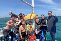 ジンベエザメ出た〜〜！！！